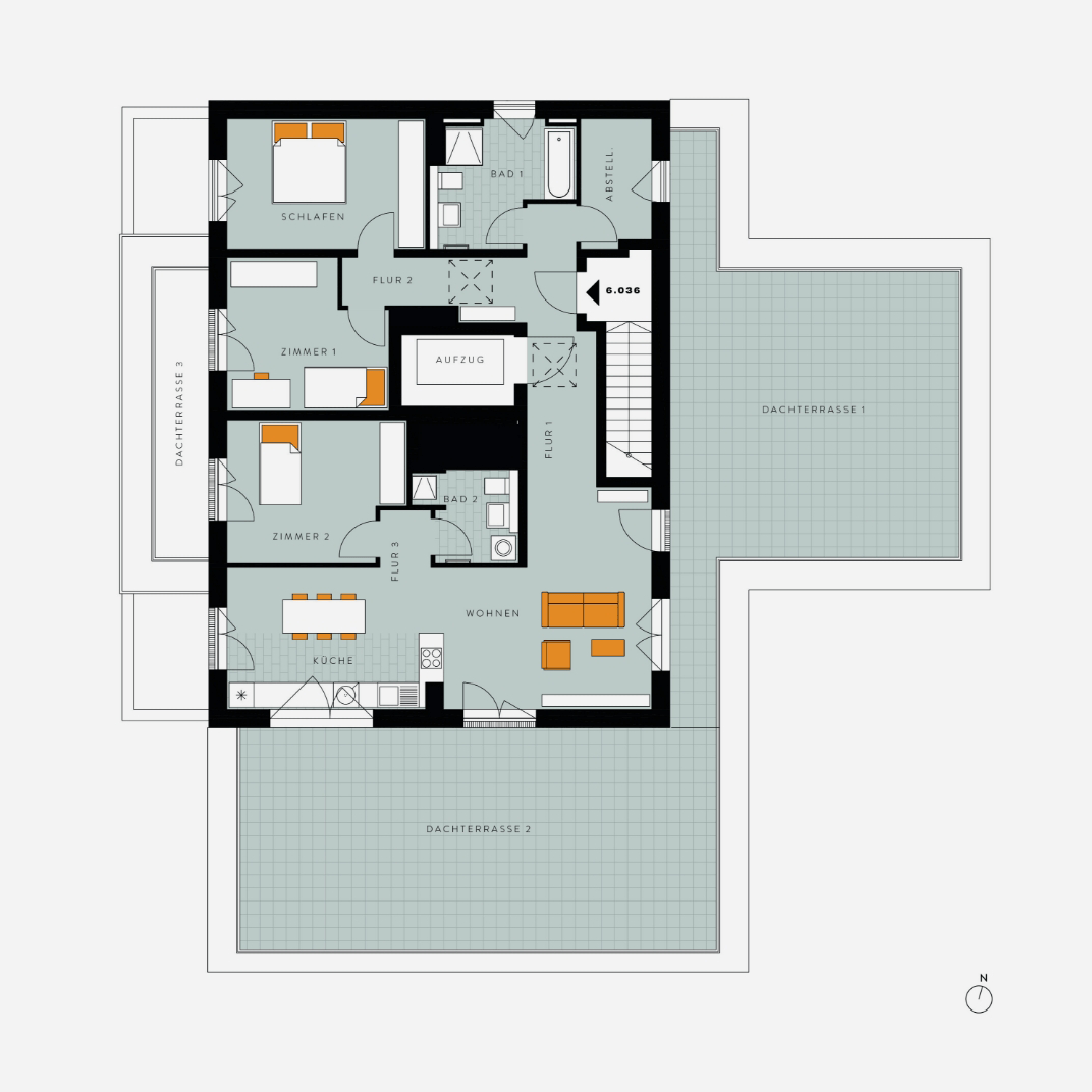 KLEYERS - Penthouse Floor plan