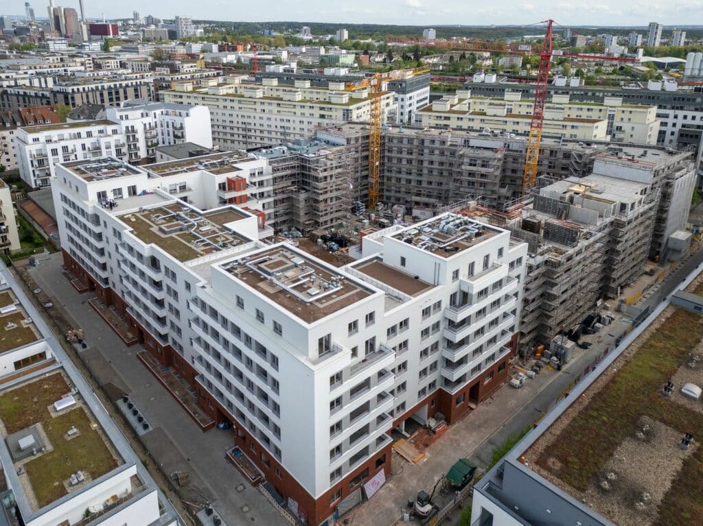 Kleyers Frankfurt - Baufortschritt April 2024