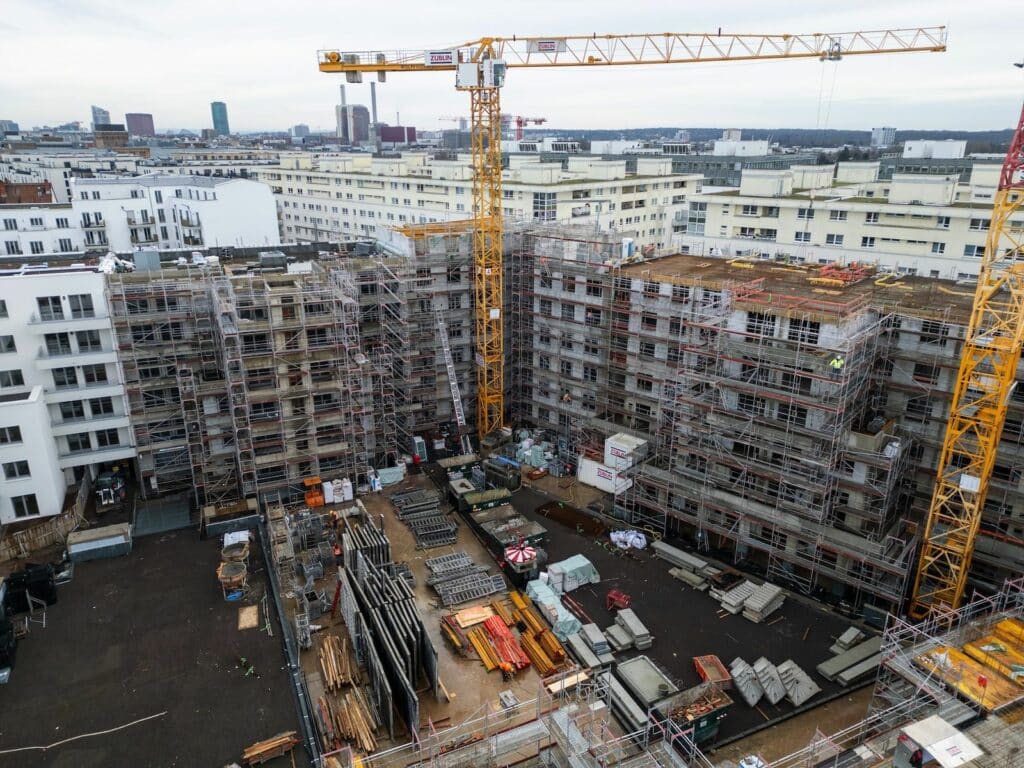 Kleyers Frankfurt - Baufortschritt Februar 2024