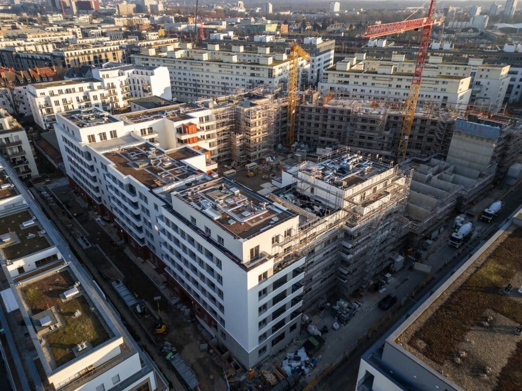 Kleyers Frankfurt - Baufortschritt Januar 2024