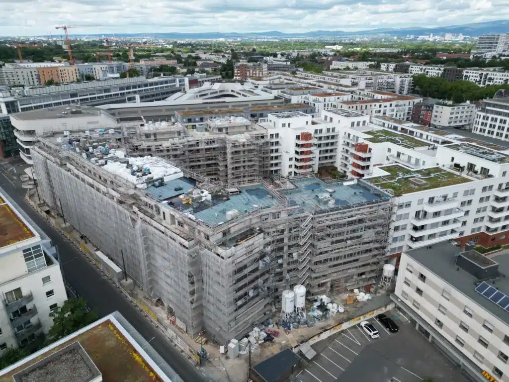 Kleyers Frankfurt - Construction progress June 2024