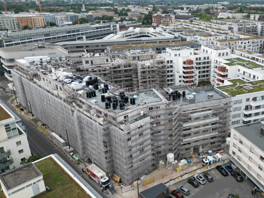 Kleyers Frankfurt - Construction progress August 2024